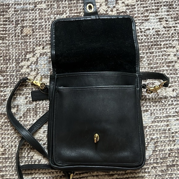 Vintage 90s COACH Station Bag 5130 Black Made in USA EUC - Picture 6 of 12